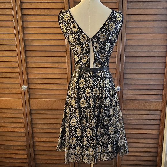 RARE FIND: Vintage Mid to Late 50s "Peerless Camellia Room" Cocktail, Prom Dress - Picture 3 of 10